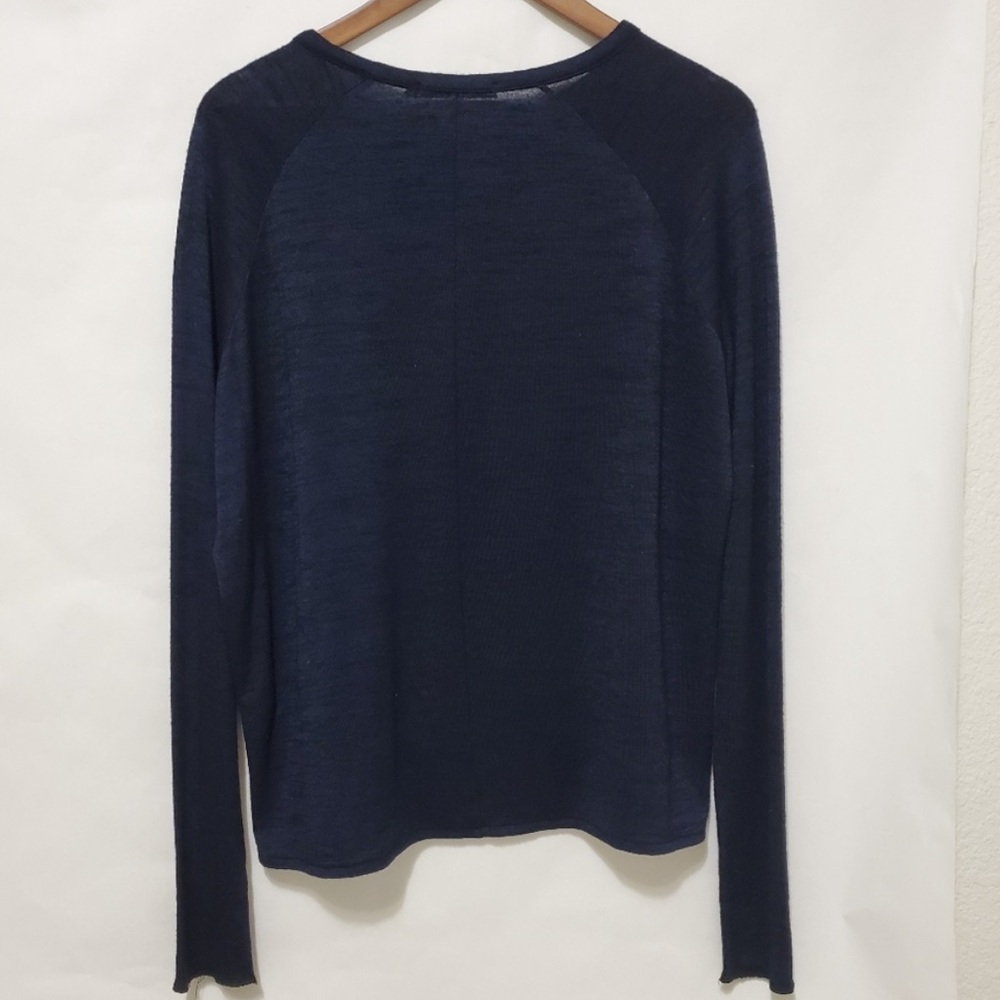 Navy blue Rag & Bone long sleeve sweater rayon